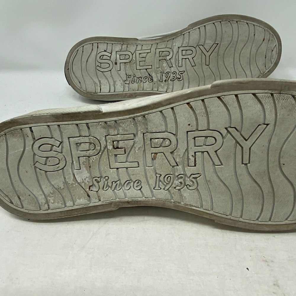 Sperry Crest Vibe Womens 5.5 White Canvas Sneakers STS95128 Memory Foam - Picture 10 of 15